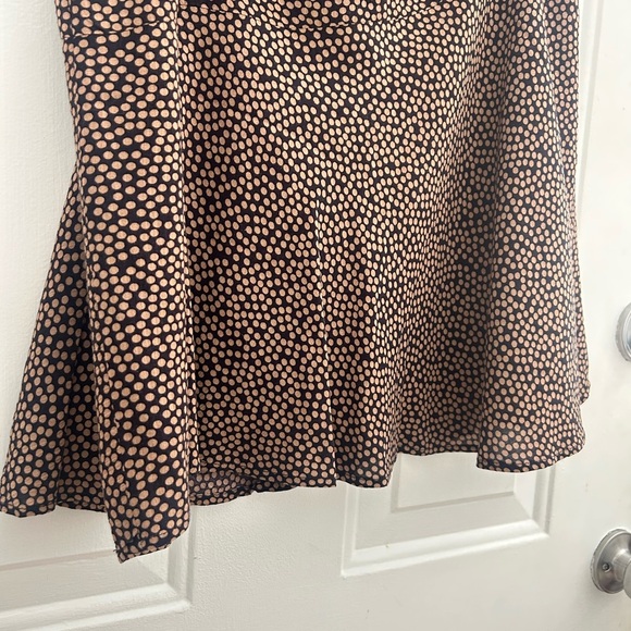 Boden • Virginia Swishy Skirt Lightweight Printed Sz 8 Fully Lined Neutral - Picture 5 of 11